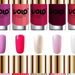 VOLO Set Of 12 Extra Shine Vibrant Shades Combo Nail Polish- 9.9ml Each- No-57 image 2
