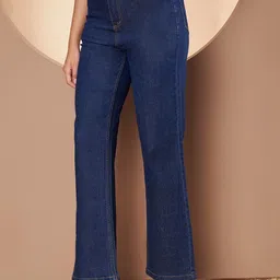 AngelFab Women Relaxed Fit High-Rise Stretchable Jeans image 3