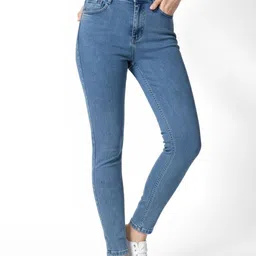 OMG CREATION Women Skinny Fit Mid-Rise Stretchable Jeans-picture-23
