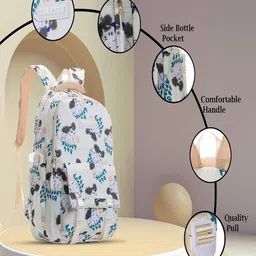 Tinytot Women Typography Backpack image 4