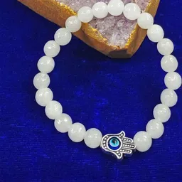 Divine souvenirs Unisex Artificial Beaded Elasticated Bracelet image 3