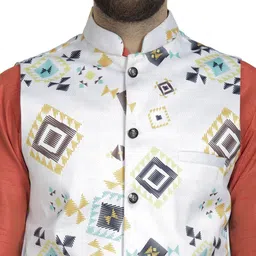 B BEN Men Regular Pure Silk Kurta with Pyjamas image 2