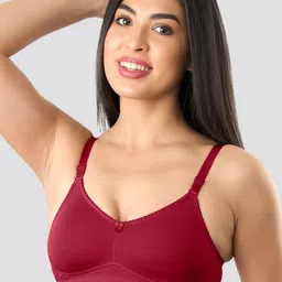 Kalyani Emma Pack of 2 Double Layered Seamless Cups Full Coverage Cotton Everyday Bra image 5