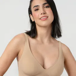 bodyline Bra Medium Coverage Heavily Padded Non-Wired Plunge Bra-picture-14