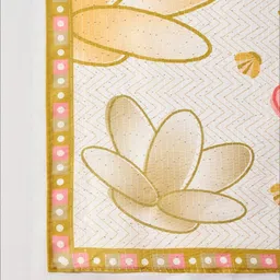 Sangria Women Floral Printed Kurta with Trousers & With Dupatta image 3