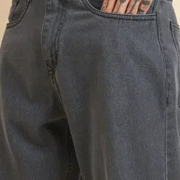 SZN Men Classic Relaxed Fit Mid-Rise Cotton Stretchable Jeans image 5