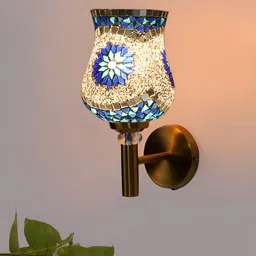 Devansh White Printed Wall Lamps image 4