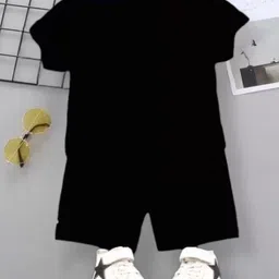 JENNY GARMENT Unisex Kids Printed T-shirt with Shorts image 2