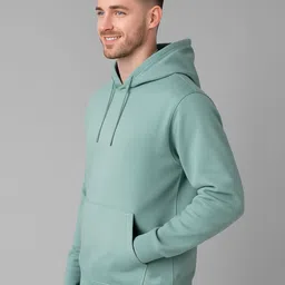 YONGE Men Hooded Sweatshirt image 4