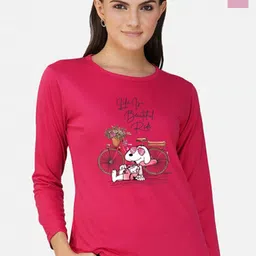 Metronaut Women 2 Printed Bio Finish Applique T-shirt-picture-17