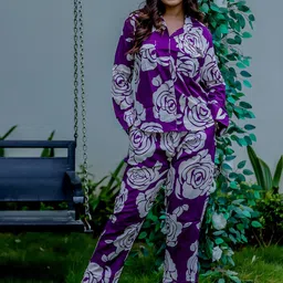 Deeps Fashion Floral Printed Pure Cotton Tunic WIth Trouser Co-Ords-picture-10