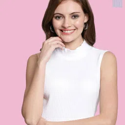 FBAR Women Pack Of 2 Cotton High Neck Crop Top-image-76