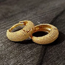 SHREE KRISHNA SHOPPING Gold-Plated Brass Earrings image 1