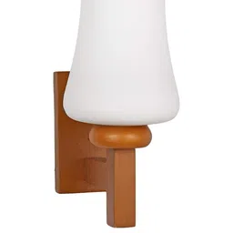 Somil Premium Designer Glass Wall / Night Lamp Elegant & Stylish Dcor Accent for Modern Interiors, color- - White Size- 20 X 29 X 31 CM-image-50