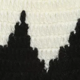 MayRa Knits Dual Color Hand Knitted Crochet Cap - Multi image 3