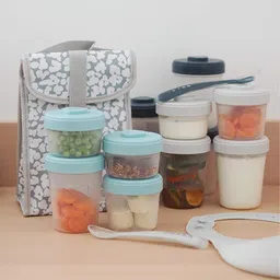 Beaba Toddler Food Storage Set Of 12 - Multicolour image 3