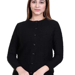 Varenyam Women Woolen Long Cardigan-picture-11