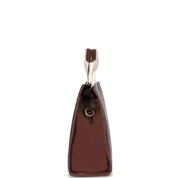 ALL ABOUT HER Colourblocked PU Shopper Tote Bag image 3