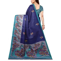 Lookmark Ethnic Motifs Art Silk Bhagalpuri Saree image 4