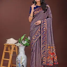 DIVASTRI Woven Design Zari Saree-picture-38