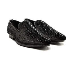 Bold Bunny Men Sequin Leather Loafers-image-82