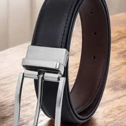 The Roadster Lifestyle Co. Men Textured Formal Belt-picture-28