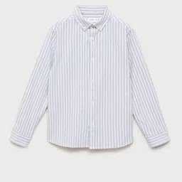 Mango Kids Boys Cotton Striped Casual Shirt image 3