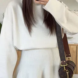 StyleCast High Neck Pullover Sweater image 3