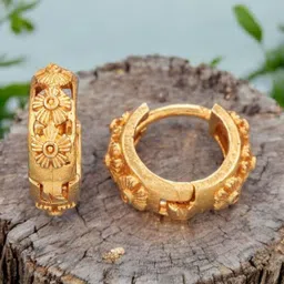 SHREE KRISHNA SHOPPING Gold-Plated Brass Earrings image 1