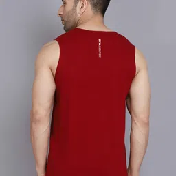 SLOWLORIS Men Pack of 2 Printed Bio-Wash Combed Cotton Innerwear Gym Vest image 5