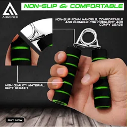 ADRENEX Set Of 4 Non-Slip & Anti-Skid Hand Grippers image 5