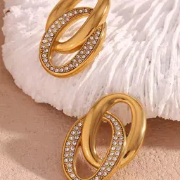 DressBerry Contemporary Hoop Earrings image 4