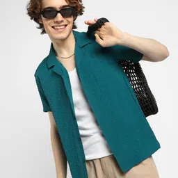 Campus Sutra Men Comfort Opaque Casual Shirt-picture-35