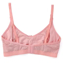 Kriti Dotted Bra And Panty Set - Peach image 5
