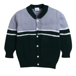 Little Angels Boys Colourblocked Woollen Cardigan image 4