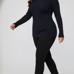 DELAN Women Ribbed Woollen Pullover image 3