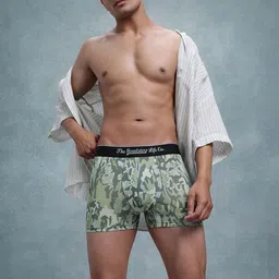 The Roadster Lifestyle Co Pack Of 3 Printed Breathable Trunks image 3