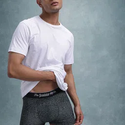 The Roadster Lifestyle Co Pack Of 2 Printed Mid Rise Trunks PACK OF 2-PV-Print-RO4-RO9-S image 3