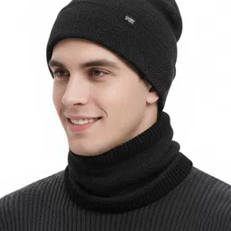 iSWEVEN Unisex Woollen Beanie-picture-30