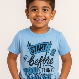 BAESD Boys Typography Printed Raw Edge T-shirt-picture-48