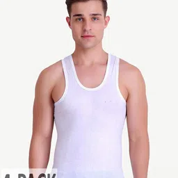 CAVENDERS Pack of 4 Cotton Gym Vest-picture-40