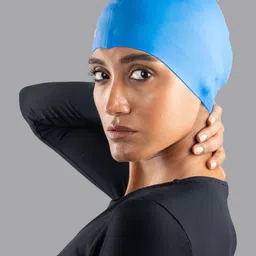 BOLDFIT Unisex Easy Fit Swim Head Cap image 3
