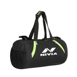 Nivia Beast Gym Bag - Black and Green image 2