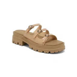 VALIOSAA Beige Color Casual Sandal Heels image 2