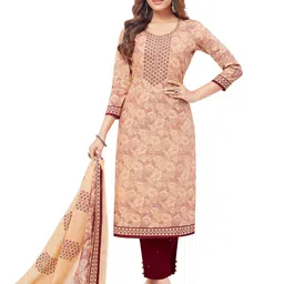 MIRAAN Printed Pure Cotton Unstitched Dress Material-picture-10