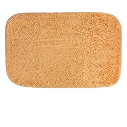 HOMEMONDE Beige Textured 2000 GSM Anti-Slip Rectangular Bath Rug image 2