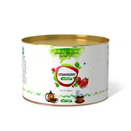 The Tea Planet Strawberry Flavoured Instant Green Tea just add hot water- 800 gm image 3