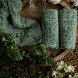 MUSH Pack Of 3 Bamboo Ultra Soft & Eco Friendly Face Towels -  600 GSM image 3