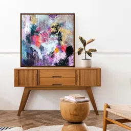 The Art House Blue & Pink Abstract Painting Wall Art-picture-16