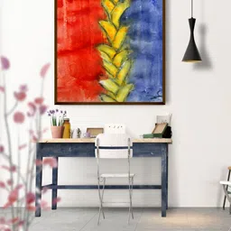 The Art House Multi Color Abstract Painting Framed Wall Art-picture-34